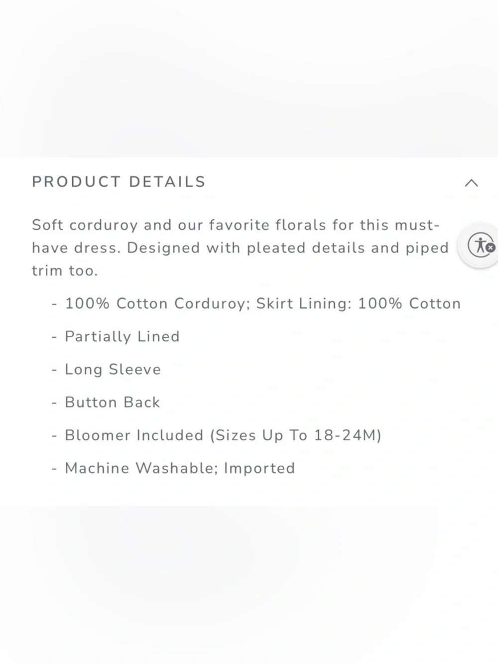 Janie and Jack skirt classic dress